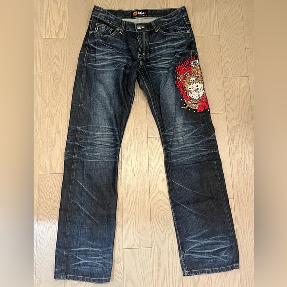Japanese Indigo Jeans/Chopper pants - Picture 2 of 5